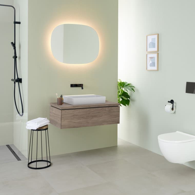 The Option Oval mirror (© Geberit) The Option Oval mirror (© Geberit)