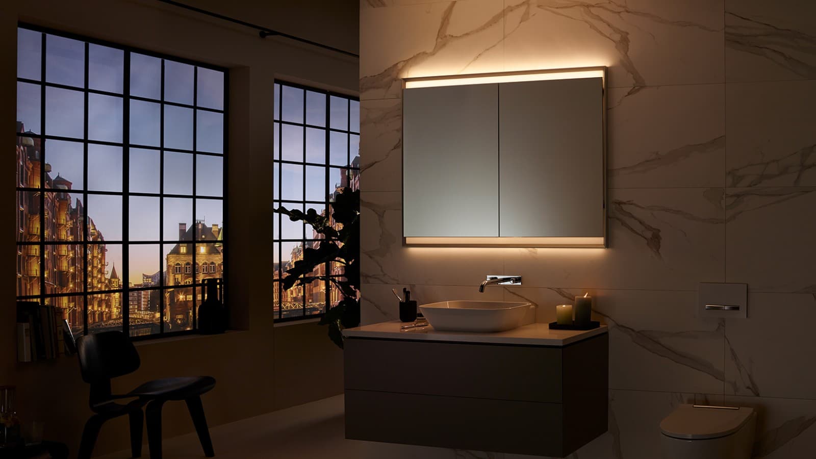 Geberit ONE ComfortLight ‘candlelight’ Geberit ONE ComfortLight ‘candlelight’