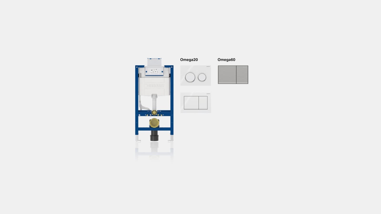 Geberit Omega flushing system Geberit Omega flushing system