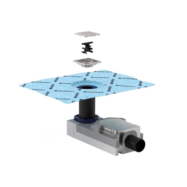 吉博力淋浴盆地漏安装套装 吉博力淋浴盆地漏安装套装