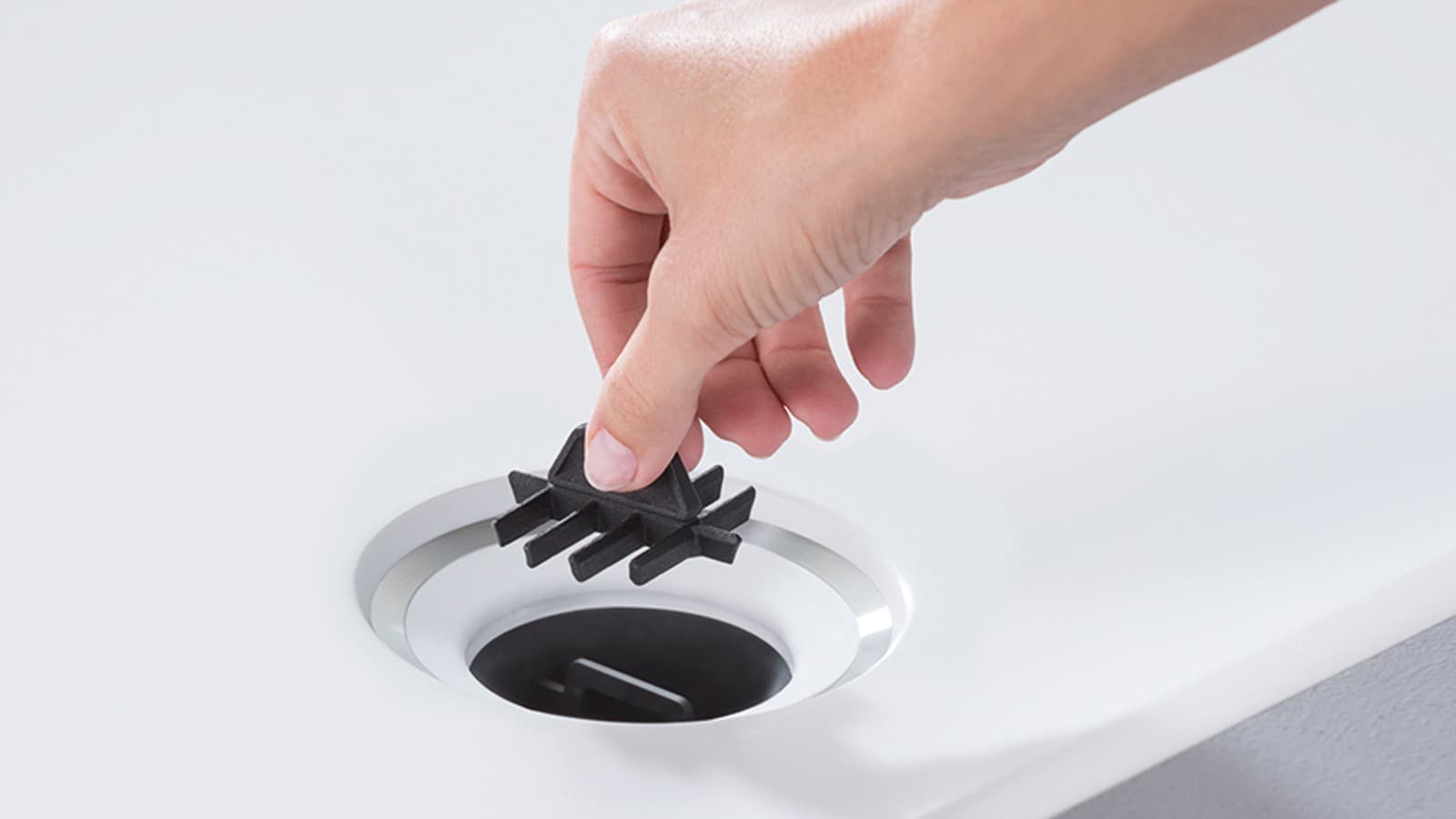 搭配吉博力Setaplano淋浴底盘的发梳式毛发阻挡器 搭配吉博力Setaplano淋浴底盘的发梳式毛发阻挡器