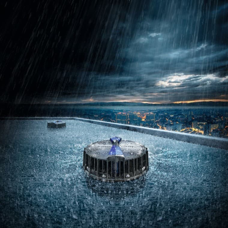 使用 Geberit Pluvia 进行主动式屋面排水 使用 Geberit Pluvia 进行主动式屋面排水