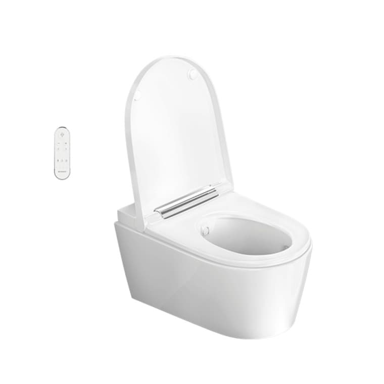 座便盖开启的 Geberit AquaClean Sela 智能坐便器 座便盖开启的 Geberit AquaClean Sela 智能坐便器