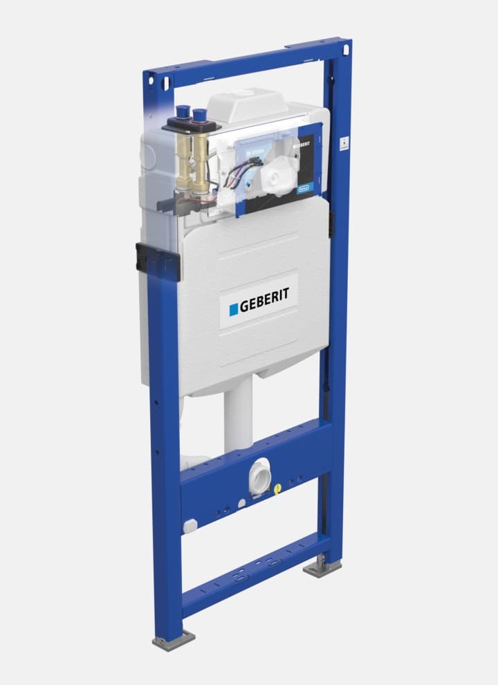 集成在隐蔽式水箱中的吉博力智能换水器 集成在隐蔽式水箱中的吉博力智能换水器